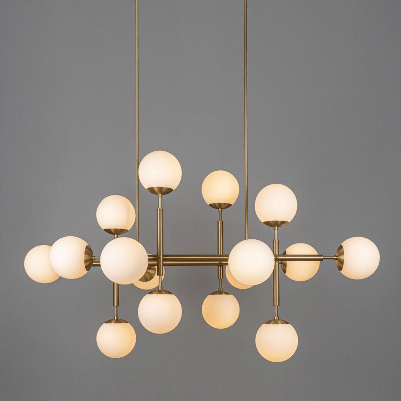 Chandelier with Globe Light — Chandelier | Maison Monashee — view 7