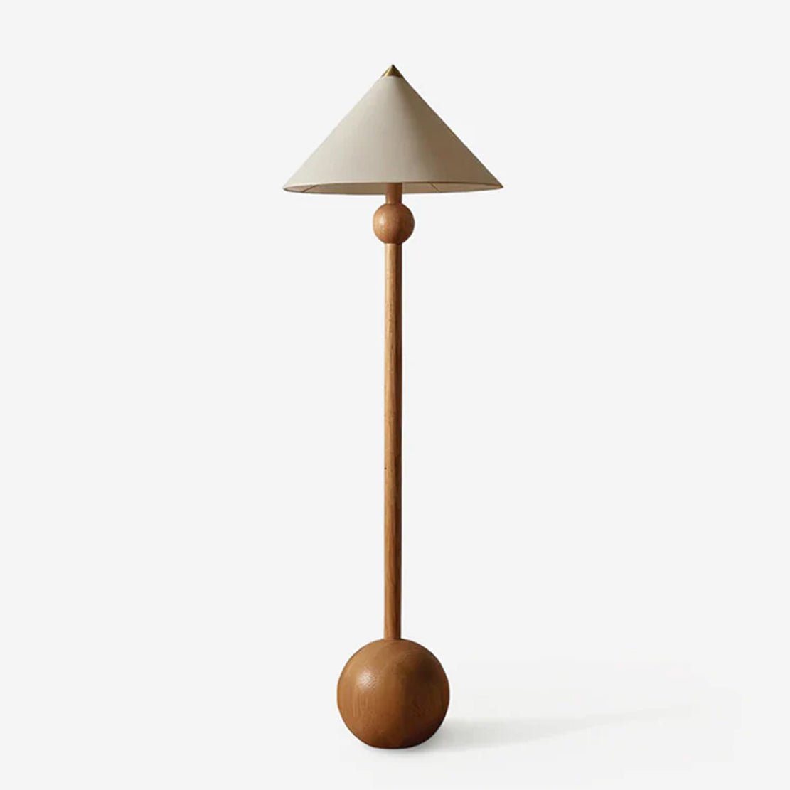 Walnut Wood Floor Lamp — Floor Lamp | Maison Monashee
