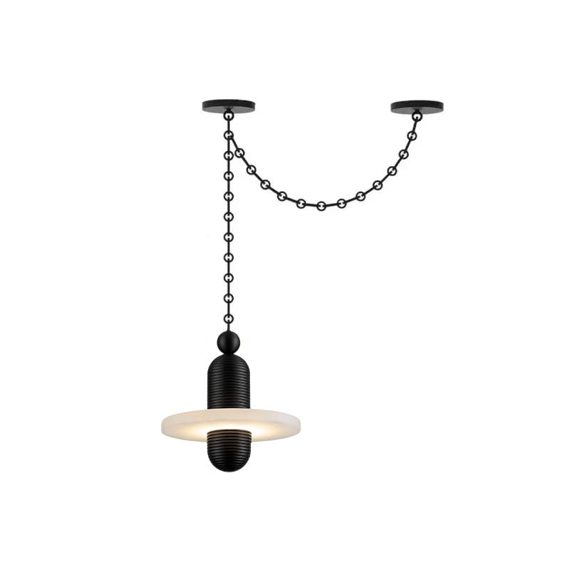 Alabaster Chandelier Modern — Chandelier | Maison Monashee — view 8