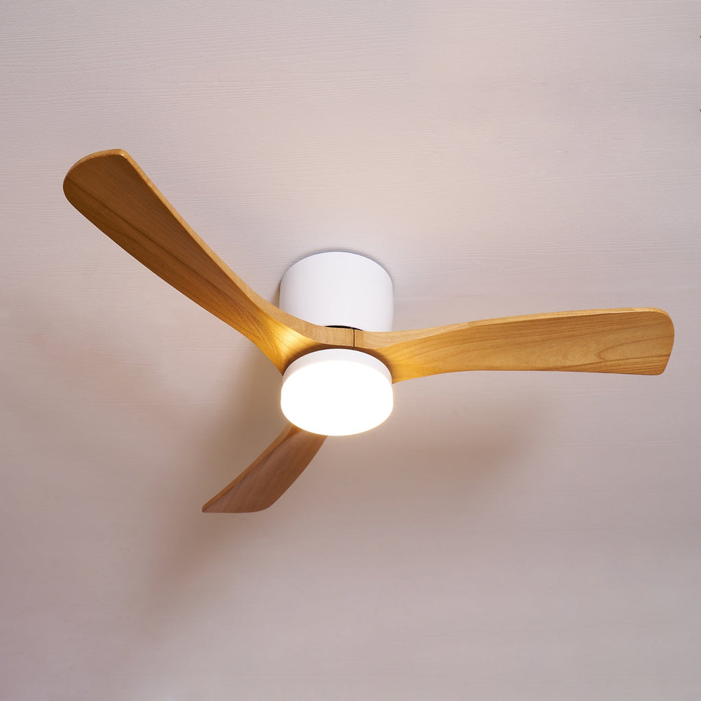 Grey Ceiling Fan with Light — Ceiling Fan | Maison Monashee — view 52