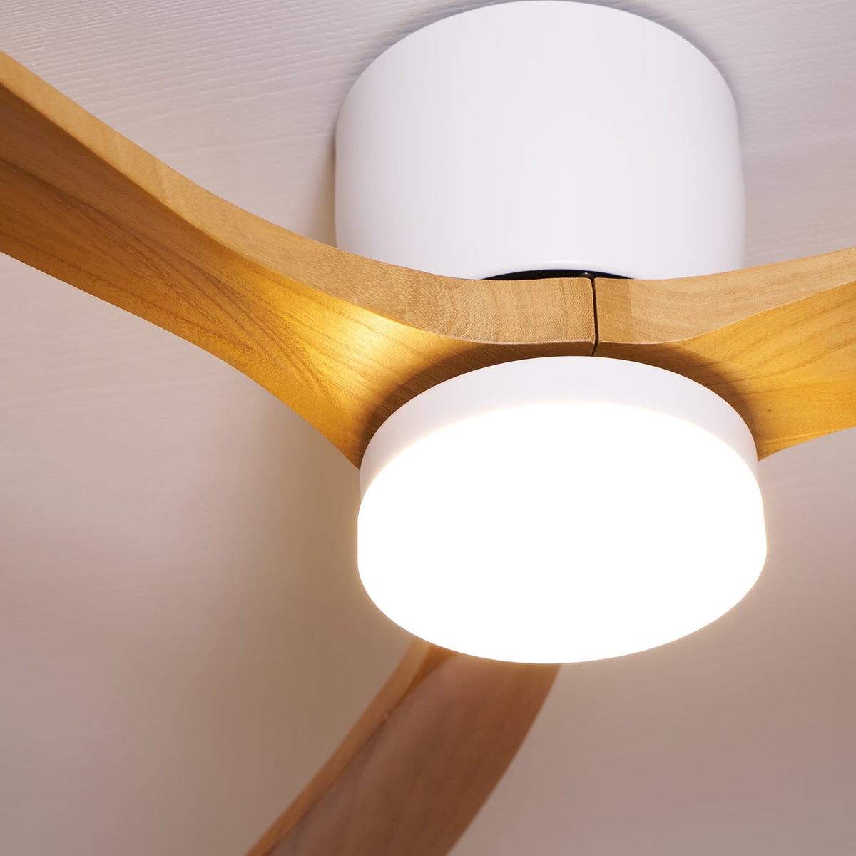 Grey Ceiling Fan with Light — Ceiling Fan | Maison Monashee — view 53