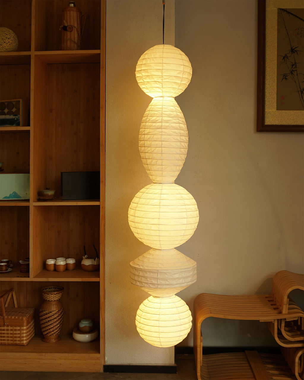 Lantern Swag Light — Pendant Light | Maison Monashee — view 6