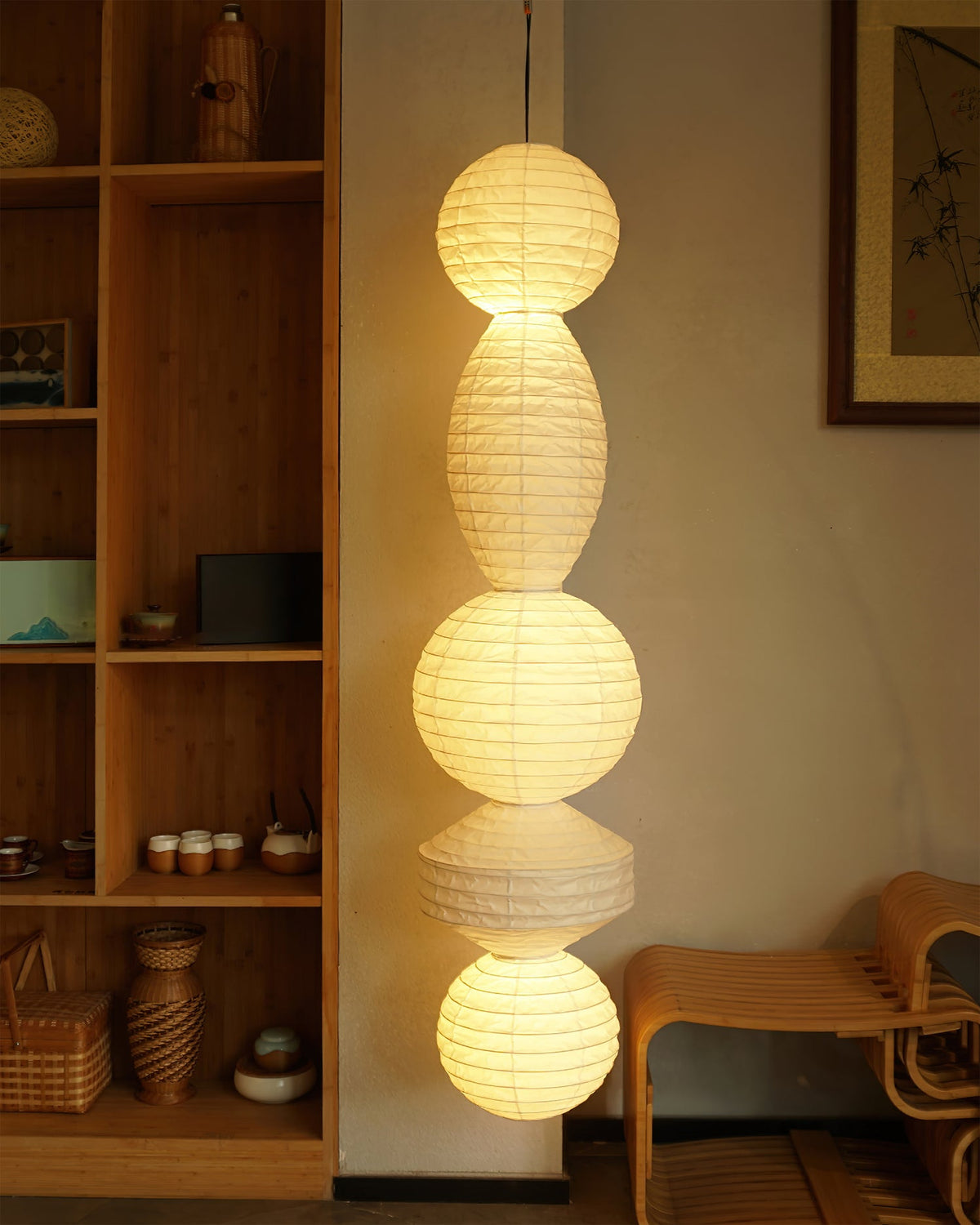 Lantern Swag Light — Pendant Light | Maison Monashee — view 6