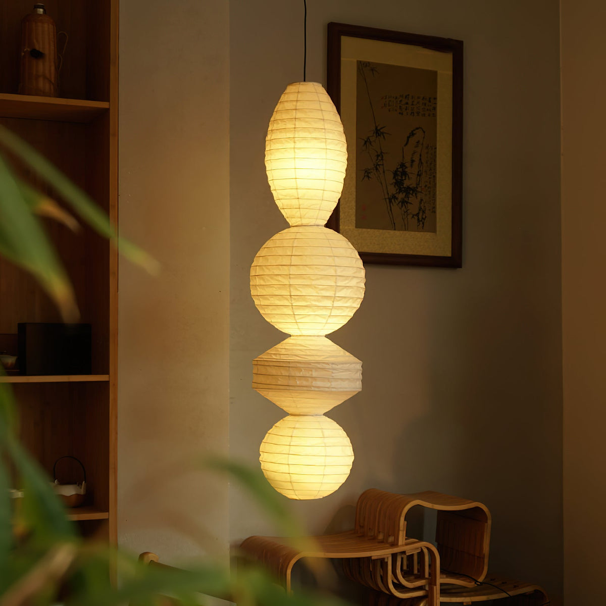 Lantern Swag Light — Pendant Light | Maison Monashee — view 2