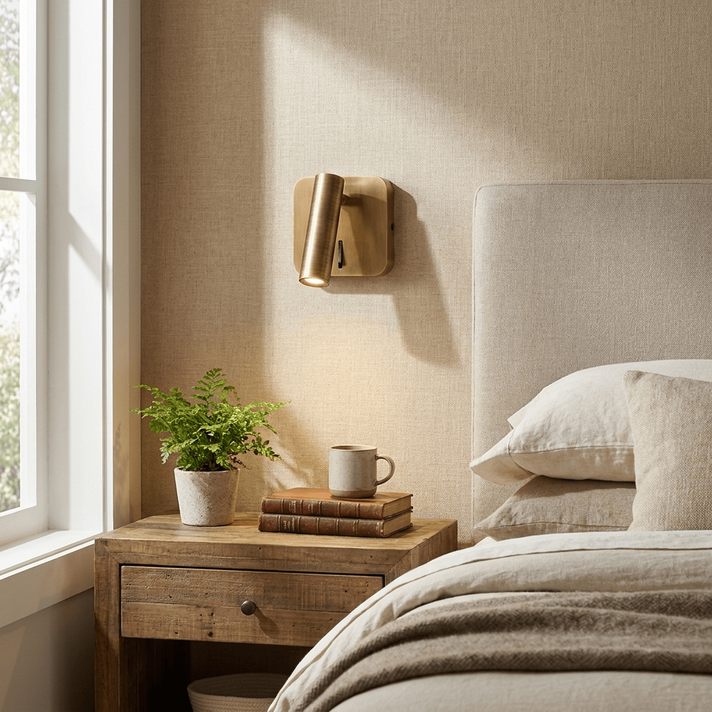 Brass Reading Sconce — Wall Sconce | Maison Monashee — view 2