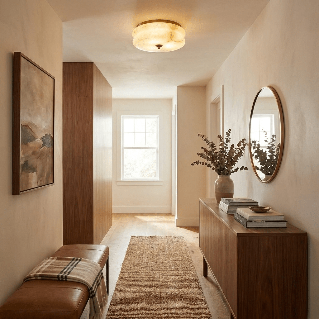Scalloped Flush Mount Ceiling Light — Ceiling Light | Maison Monashee — view 9