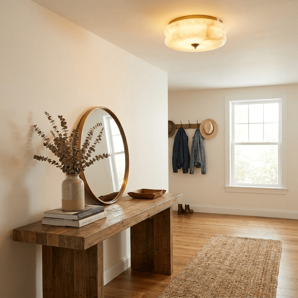 Scalloped Flush Mount Ceiling Light — Ceiling Light | Maison Monashee — view 11