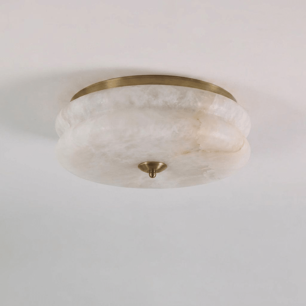 Scalloped Flush Mount Ceiling Light — Ceiling Light | Maison Monashee — view 13