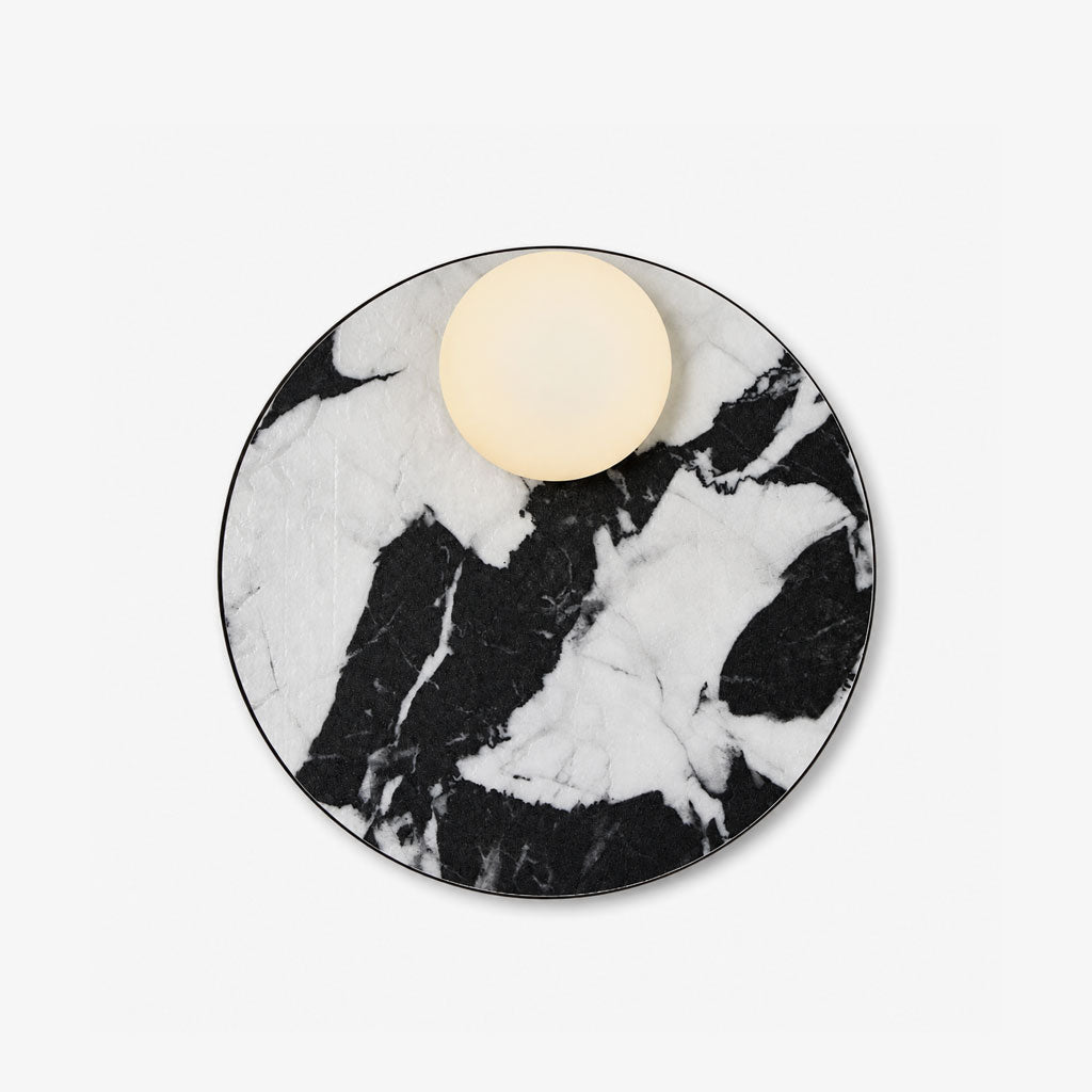 Round Flat Wall Light — Wall Sconce | Maison Monashee