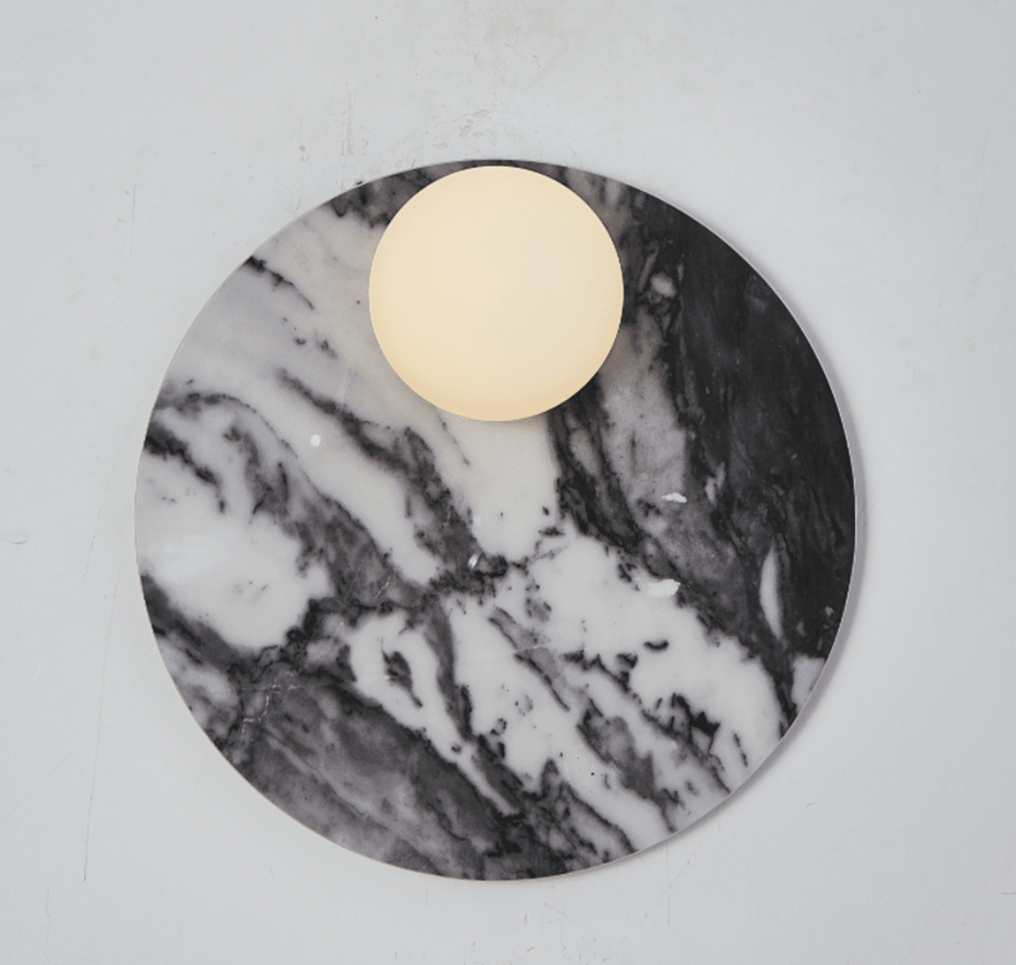 Round Flat Wall Light — Wall Sconce | Maison Monashee — view 4