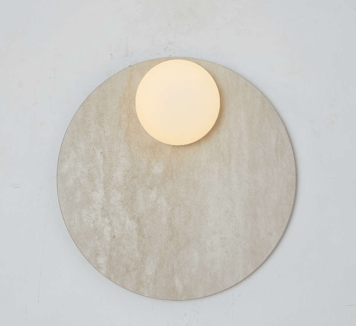 Round Flat Wall Light — Wall Sconce | Maison Monashee — view 11