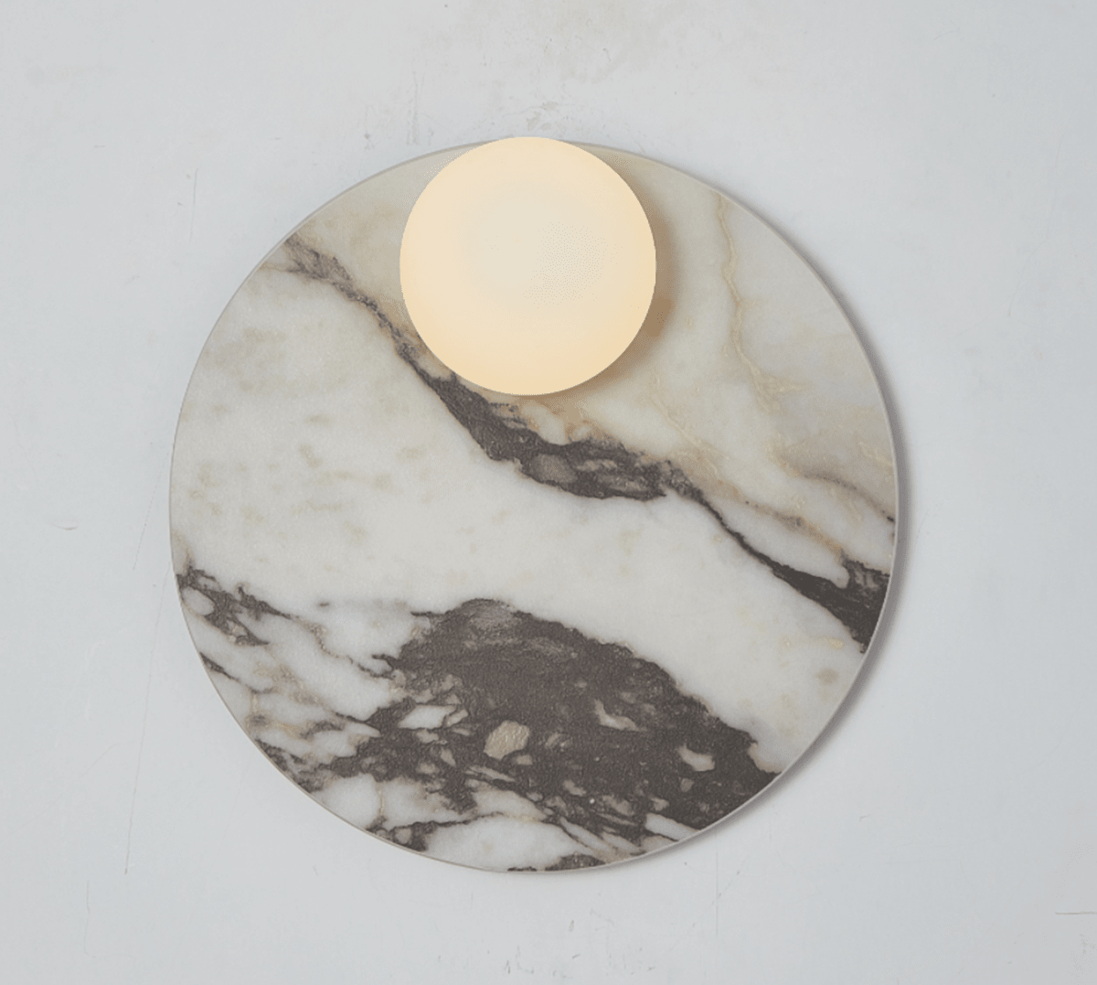 Round Flat Wall Light — Wall Sconce | Maison Monashee — view 12