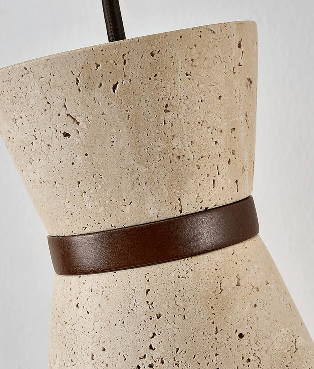 Travertine Pendant Light — Pendant Light | Maison Monashee — view 9