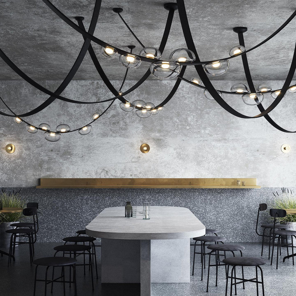 Leather Chandelier — Chandelier | Maison Monashee — view 11