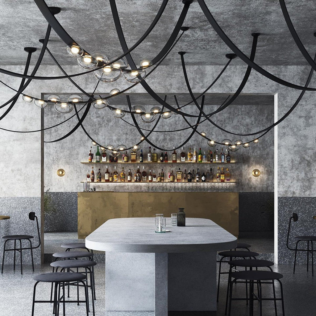 Leather Chandelier — Chandelier | Maison Monashee — view 12