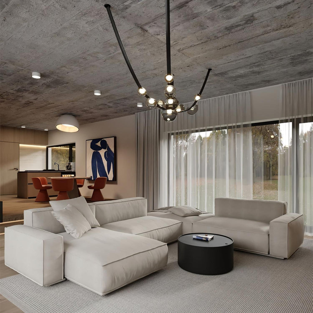 Leather Chandelier — Chandelier | Maison Monashee — view 14