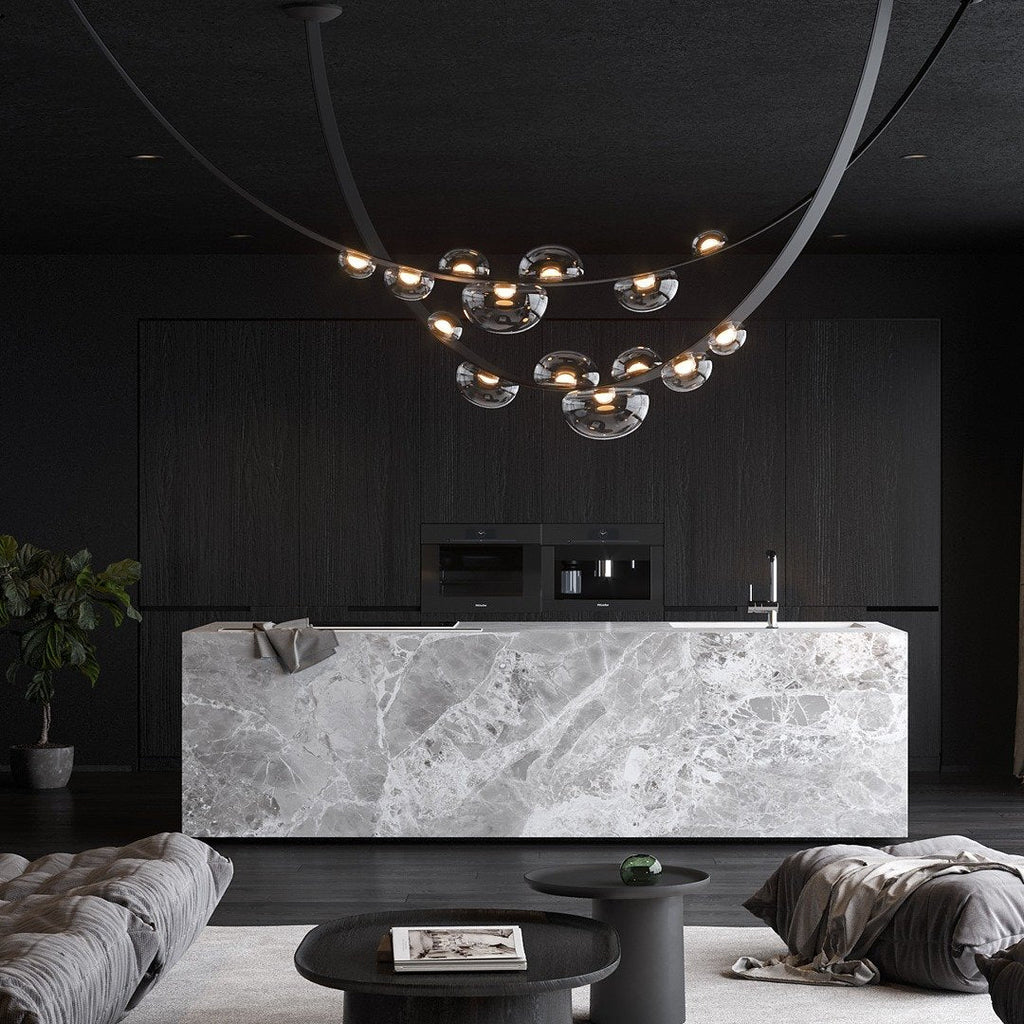 Leather Chandelier — Chandelier | Maison Monashee — view 15