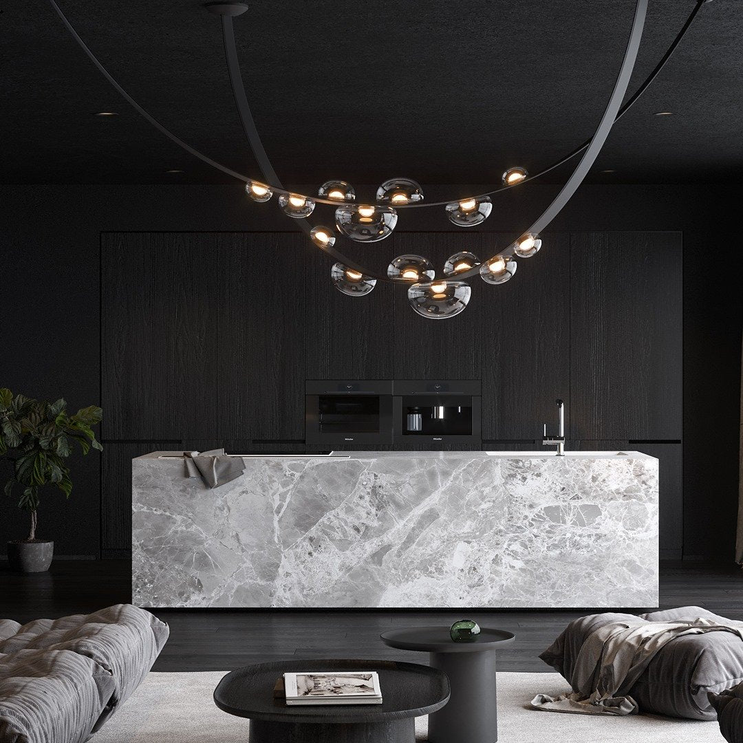 Leather Chandelier — Chandelier | Maison Monashee — view 15