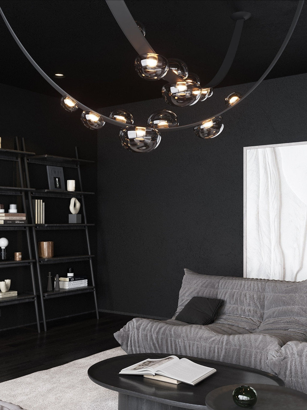 Leather Chandelier — Chandelier | Maison Monashee — view 16