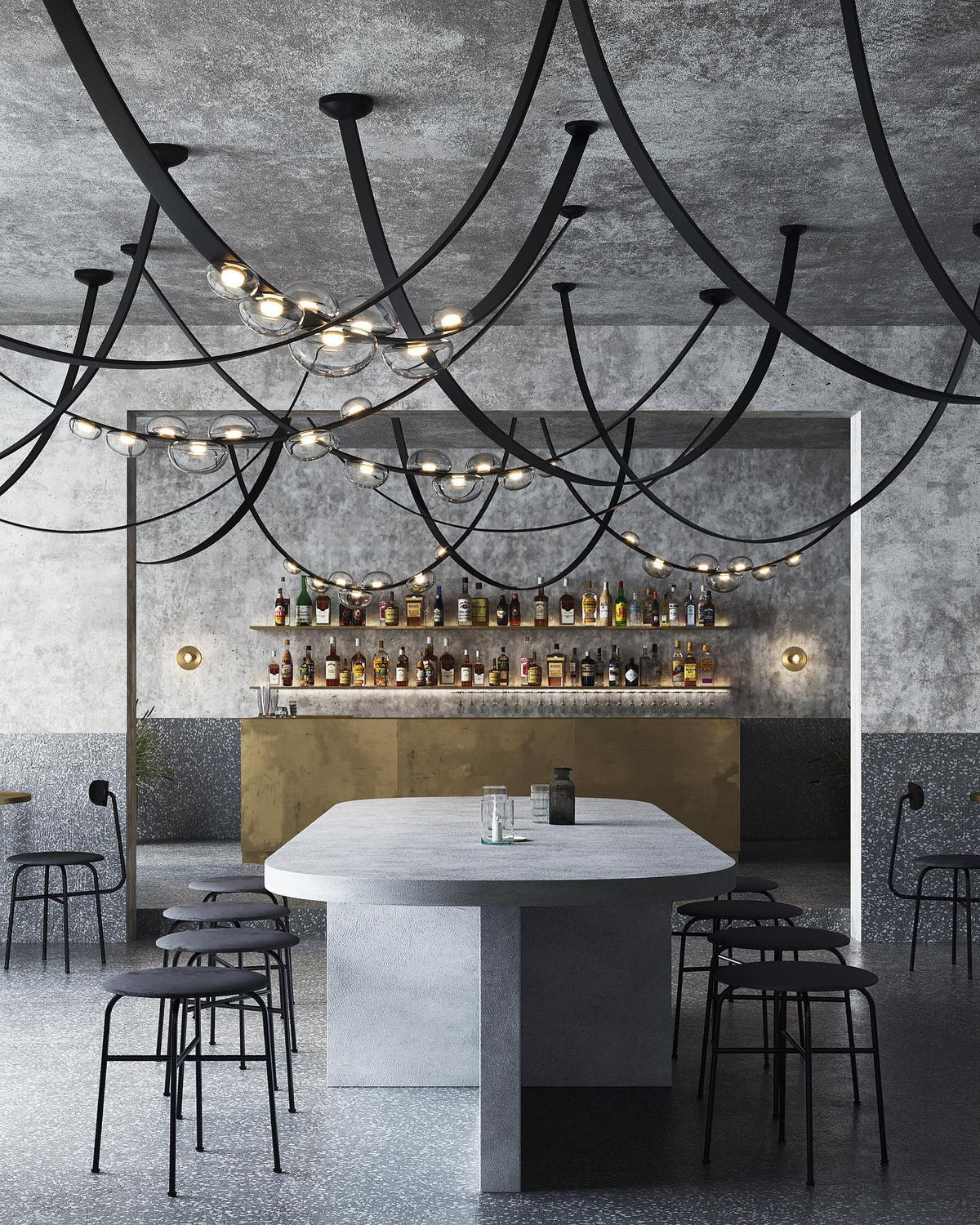 Leather Chandelier — Chandelier | Maison Monashee — view 18