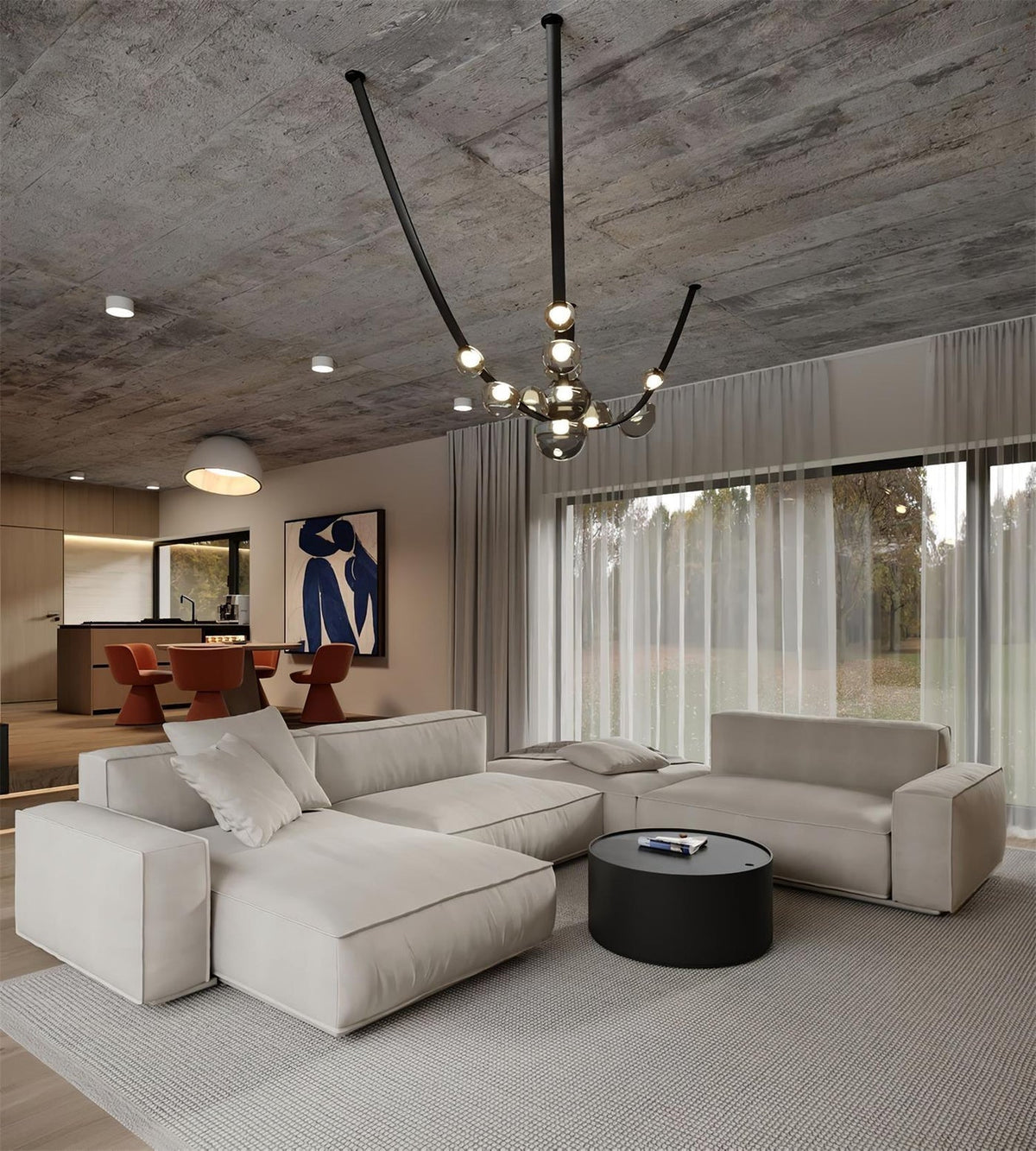 Leather Chandelier — Chandelier | Maison Monashee — view 19