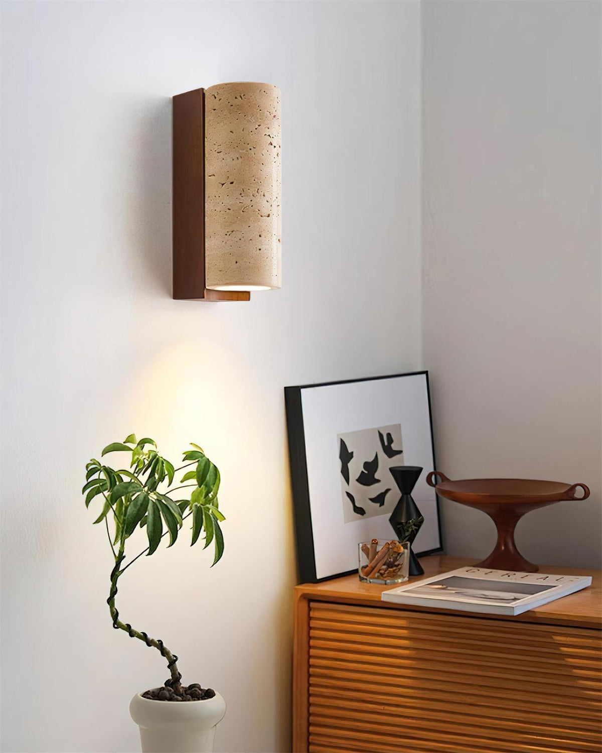 Half Cylinder Wall Sconce — Wall Sconce | Maison Monashee — view 3