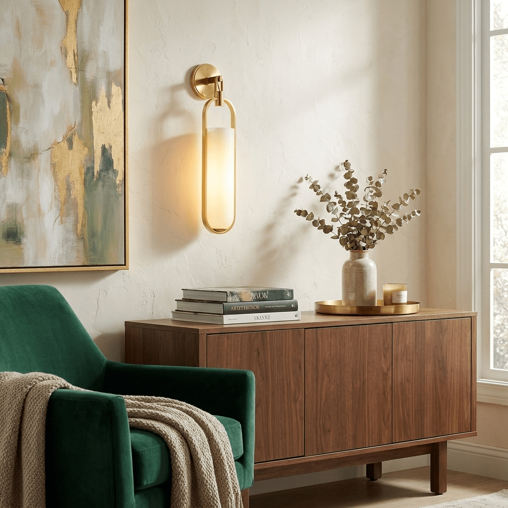 Bathroom Gold Vanity Light — Wall Sconce | Maison Monashee — view 10