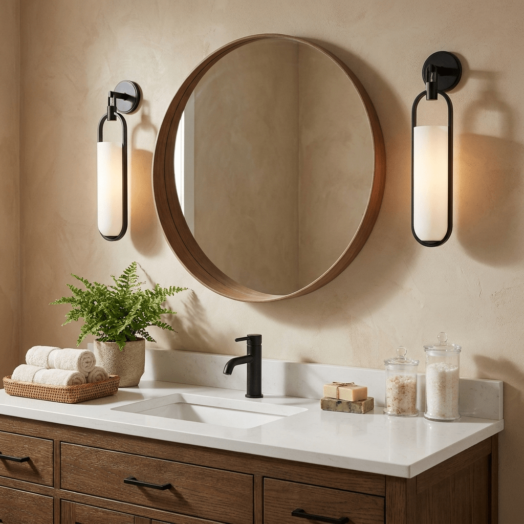 Bathroom Gold Vanity Light — Wall Sconce | Maison Monashee — view 6
