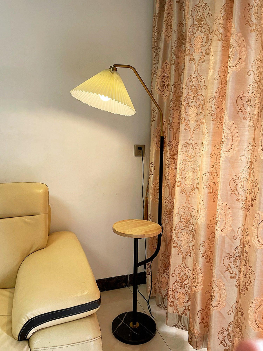 Floor Lamp with Marble Table — Floor Lamp | Maison Monashee — view 19