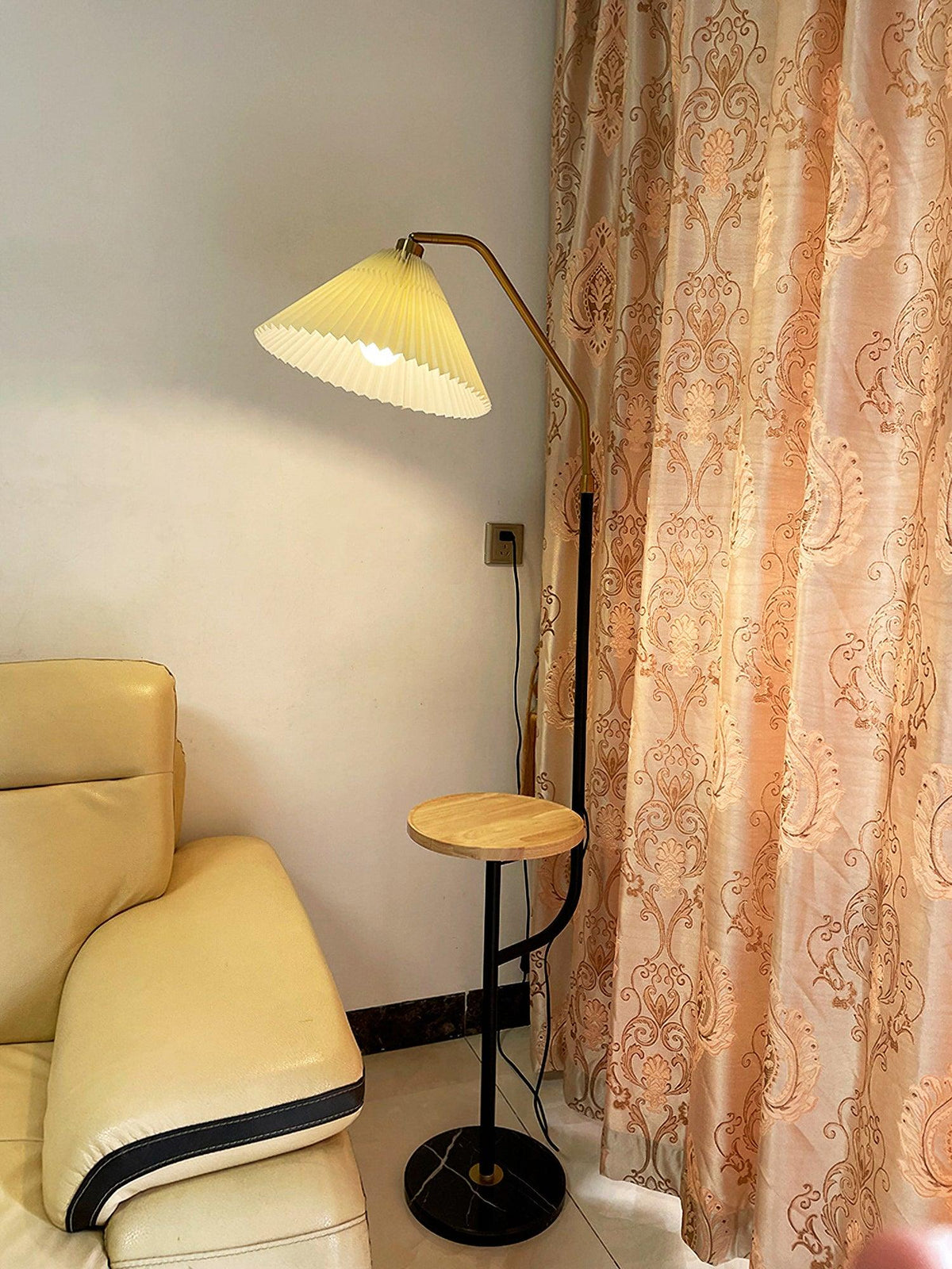 Floor Lamp with Marble Table — Floor Lamp | Maison Monashee — view 19