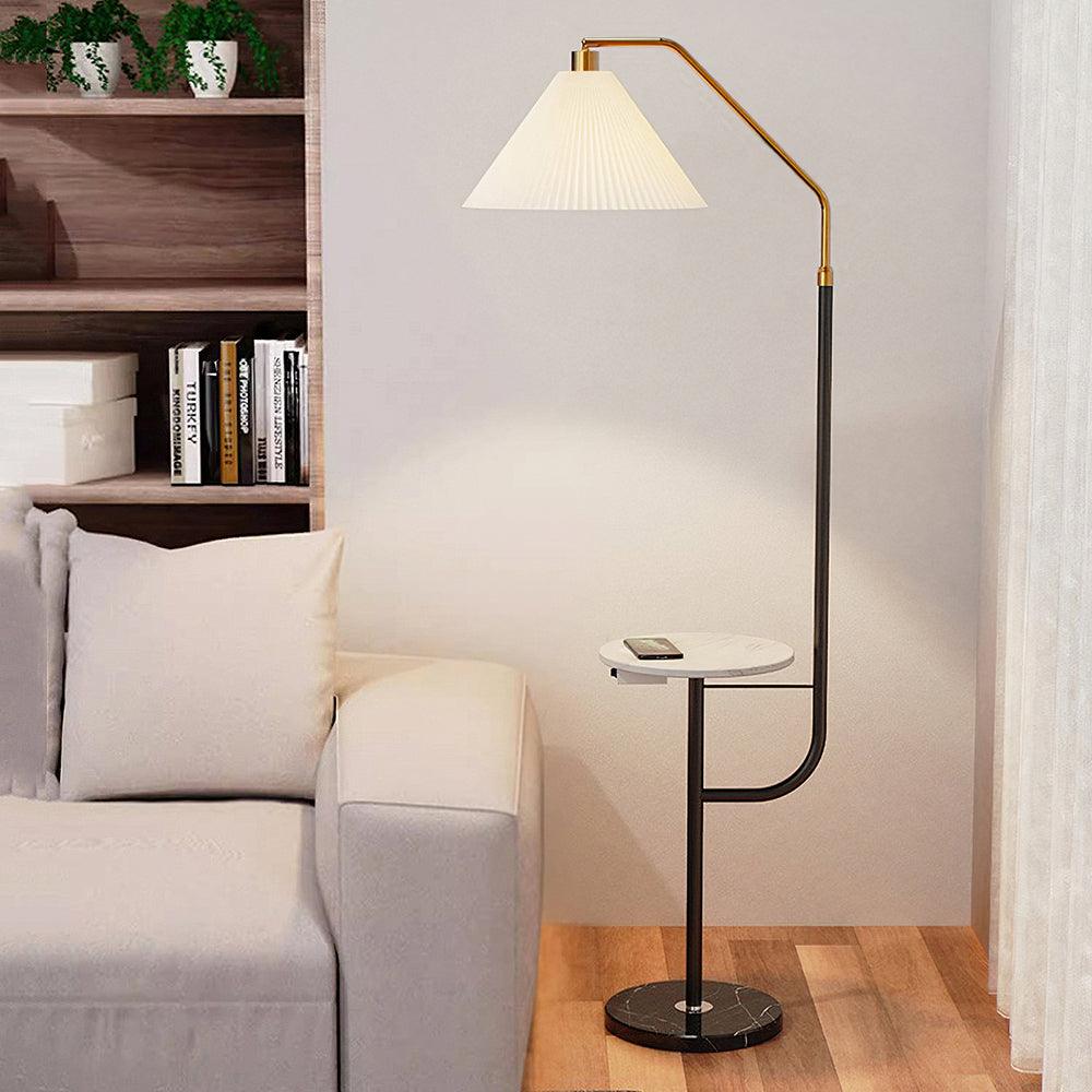 Floor Lamp with Marble Table — Floor Lamp | Maison Monashee — view 15