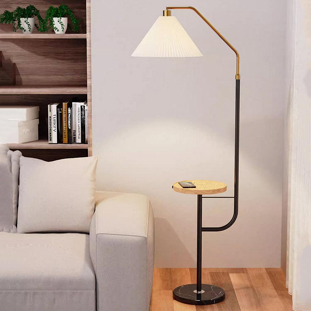 Floor Lamp with Marble Table — Floor Lamp | Maison Monashee — view 14