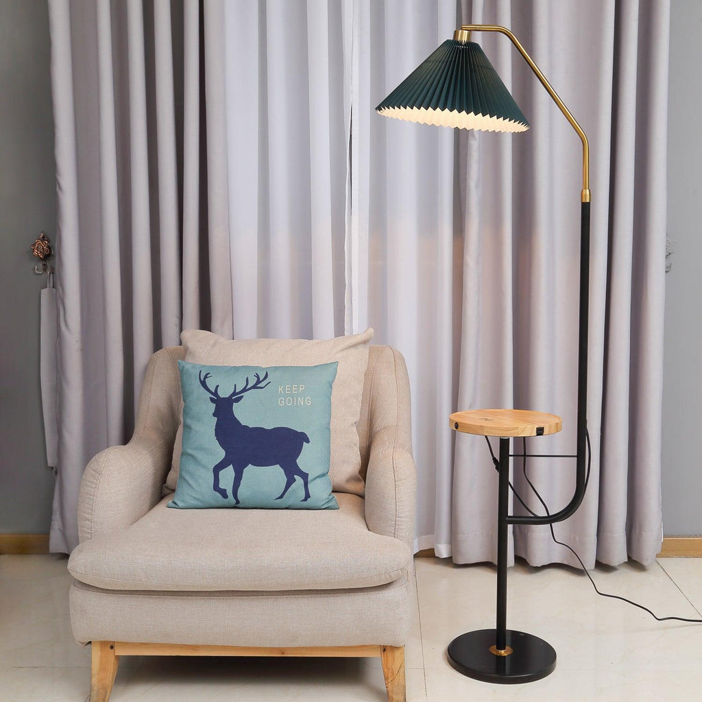 Floor Lamp with Marble Table — Floor Lamp | Maison Monashee — view 2