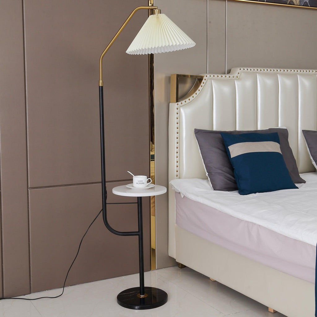 Floor Lamp with Marble Table — Floor Lamp | Maison Monashee — view 31