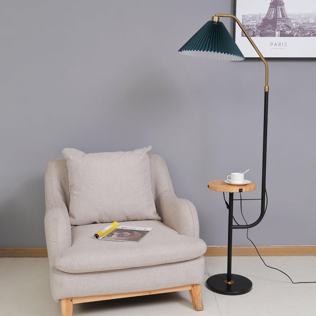 Floor Lamp with Marble Table — Floor Lamp | Maison Monashee — view 33