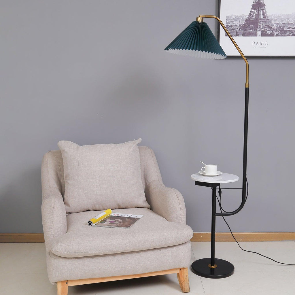 Floor Lamp with Marble Table — Floor Lamp | Maison Monashee — view 10