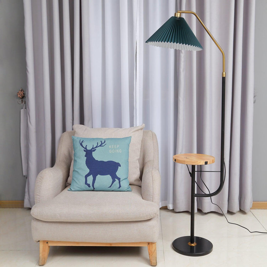 Floor Lamp with Marble Table — Floor Lamp | Maison Monashee — view 35