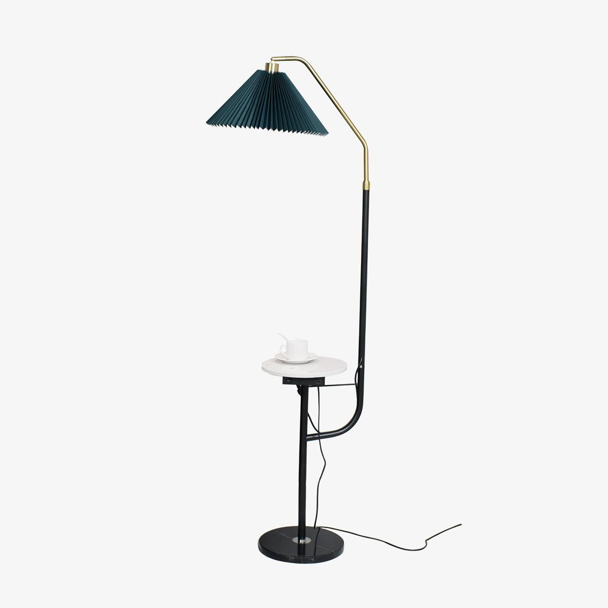 Floor Lamp with Marble Table — Floor Lamp | Maison Monashee