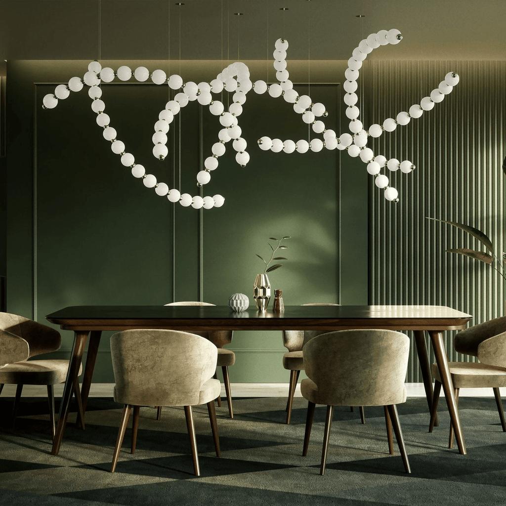 Modern Gold Chandelier for Dining Room — Chandelier | Maison Monashee — view 75