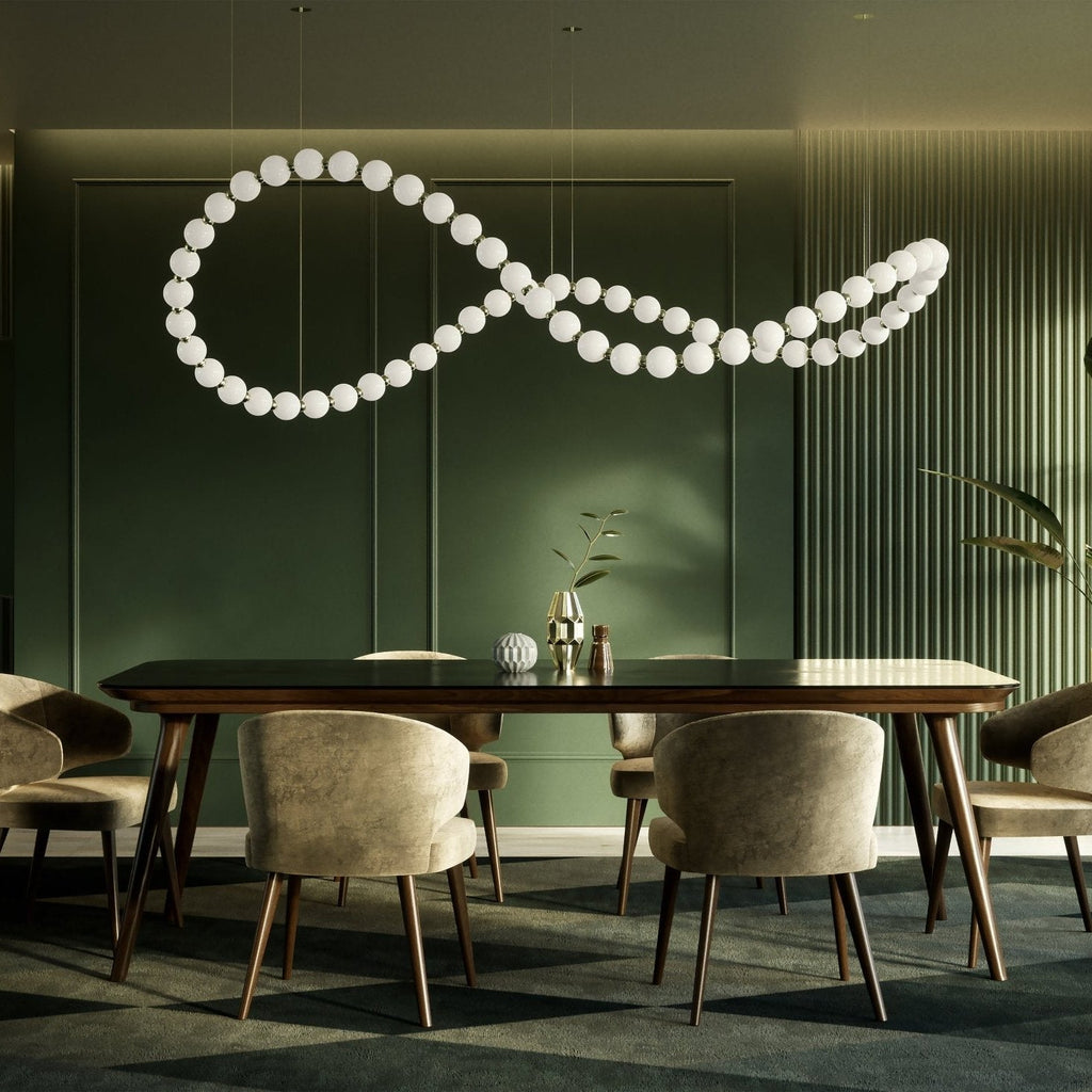 Modern Gold Chandelier for Dining Room — Chandelier | Maison Monashee — view 76