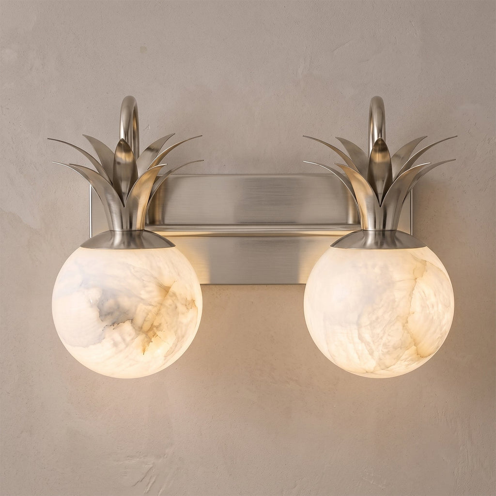 White Globe Wall Light — Wall Sconce | Maison Monashee — view 11