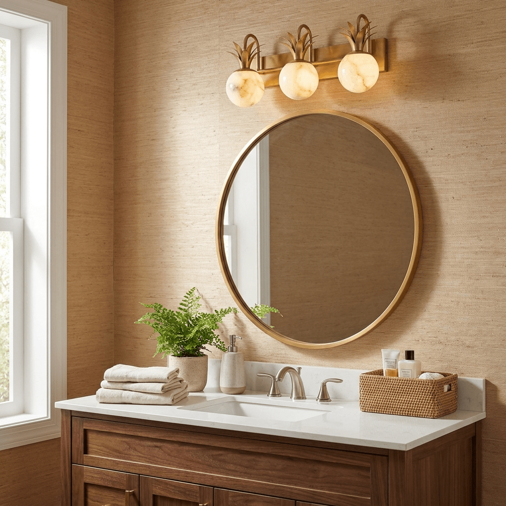 White Globe Wall Light — Wall Sconce | Maison Monashee — view 2