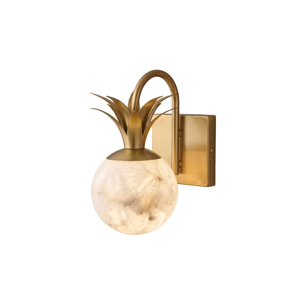 White Globe Wall Light — Wall Sconce | Maison Monashee — view 12