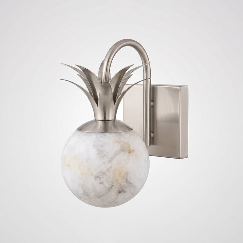 White Globe Wall Light — Wall Sconce | Maison Monashee — view 7