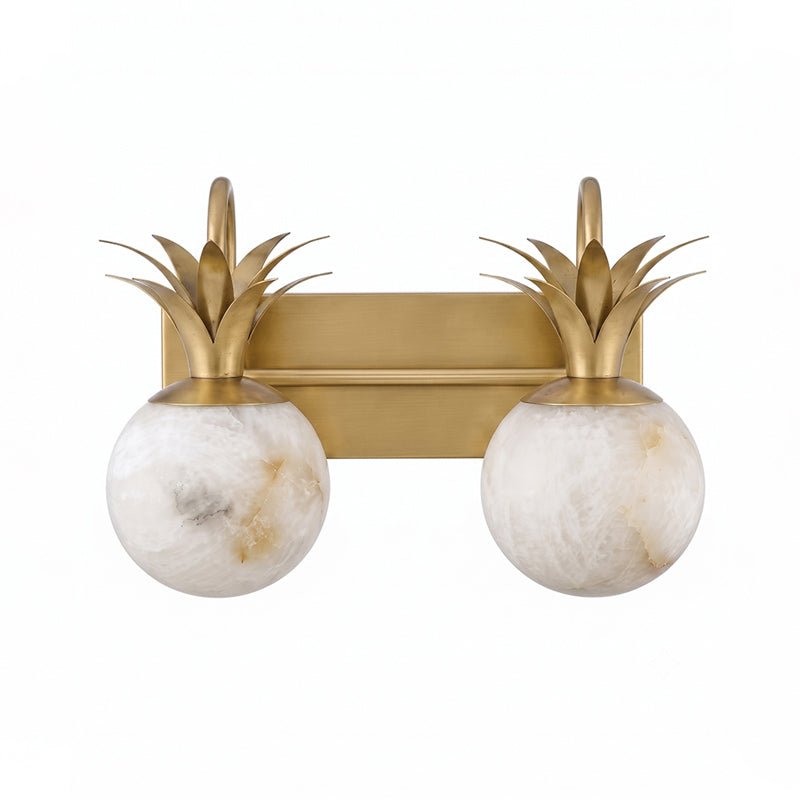 White Globe Wall Light — Wall Sconce | Maison Monashee — view 8