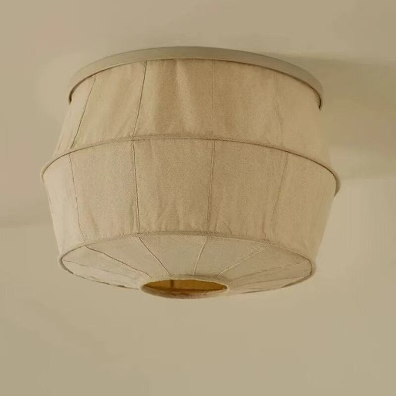 Fabric Drum Ceiling Light — Ceiling Light | Maison Monashee — view 10