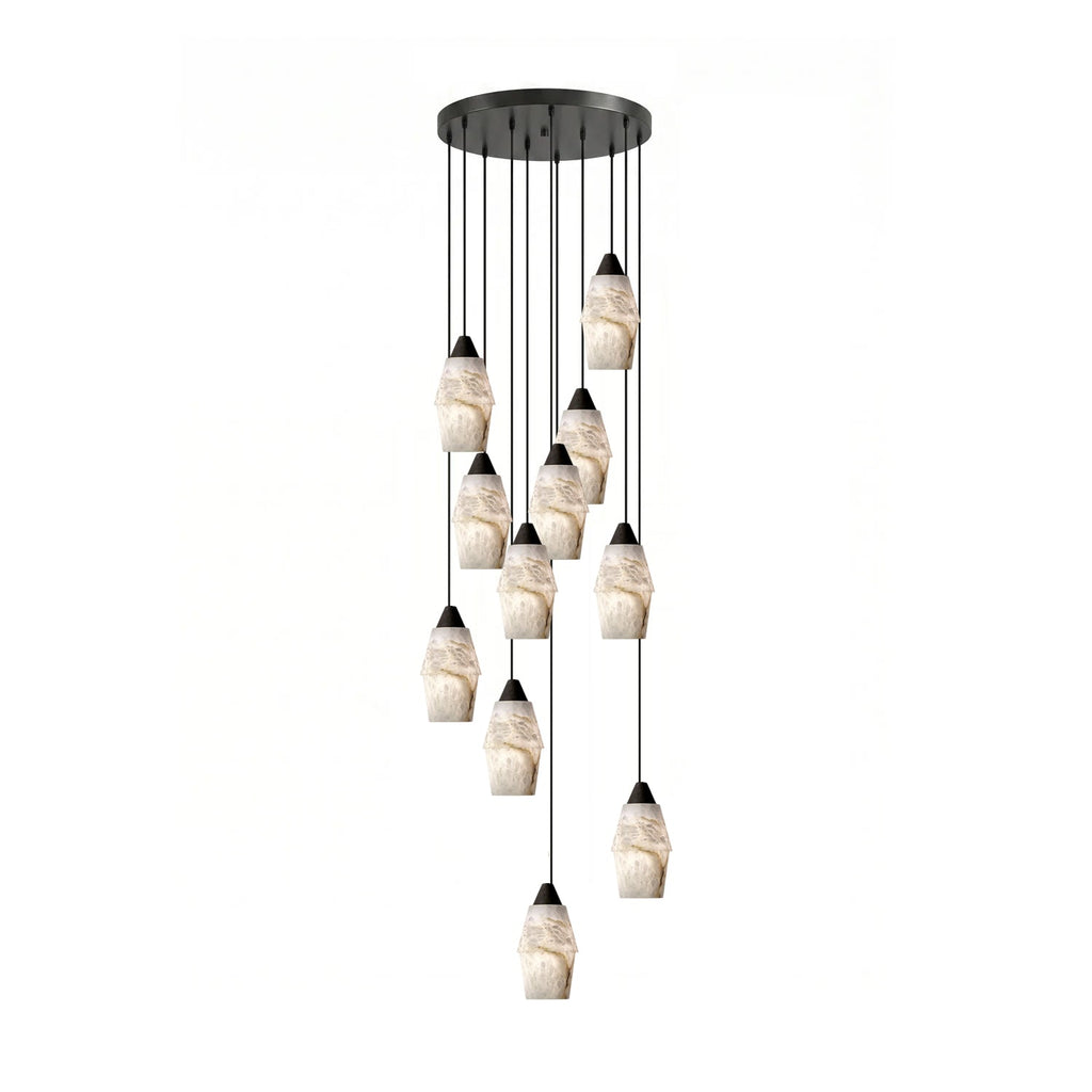 Black Lantern Chandelier — Chandelier | Maison Monashee — view 13
