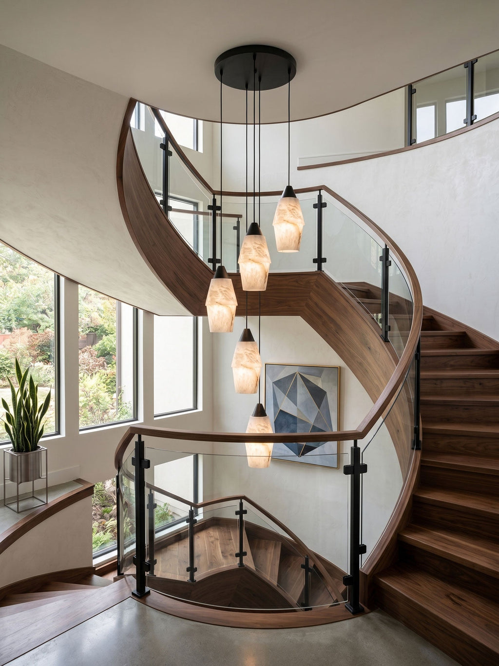 Black Lantern Chandelier — Chandelier | Maison Monashee — view 5