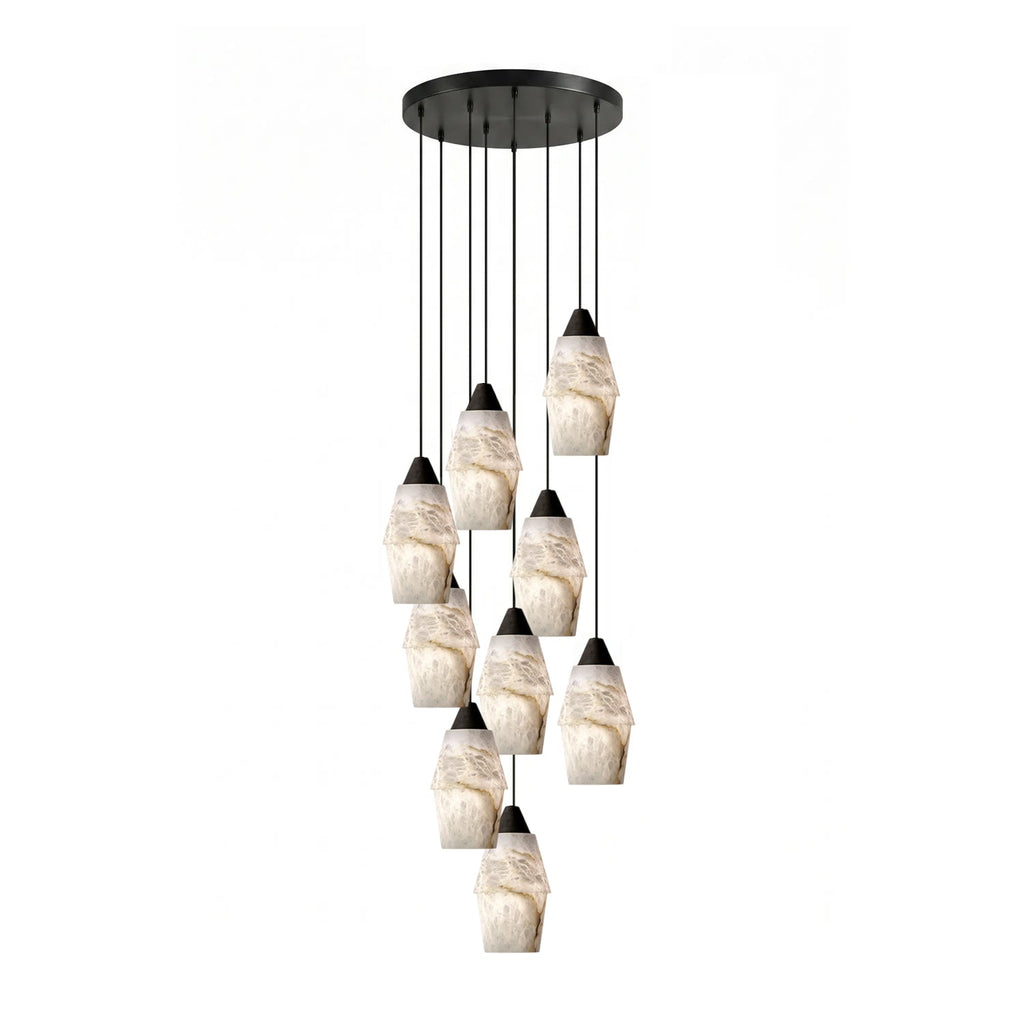 Black Lantern Chandelier — Chandelier | Maison Monashee — view 8