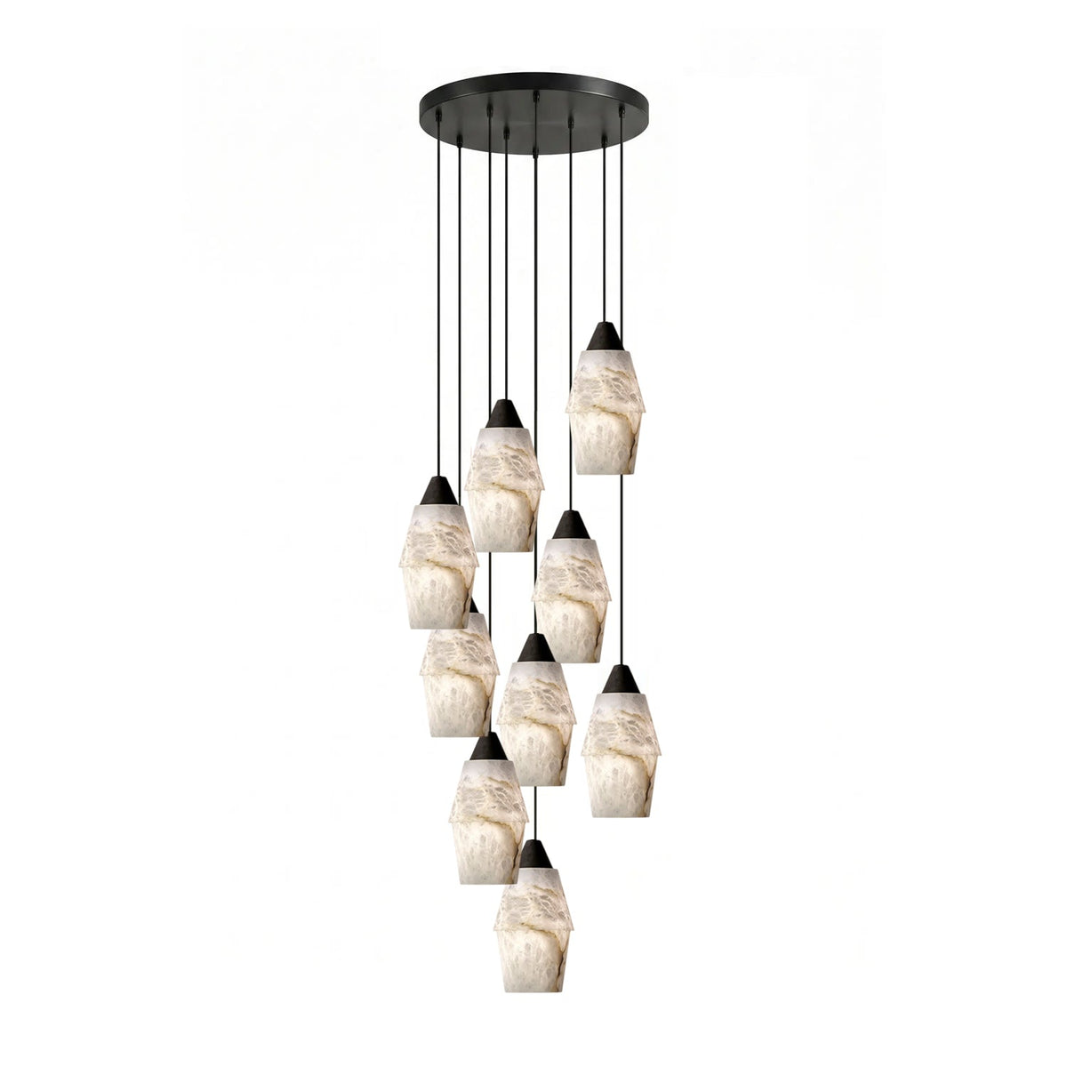 Black Lantern Chandelier — Chandelier | Maison Monashee — view 8